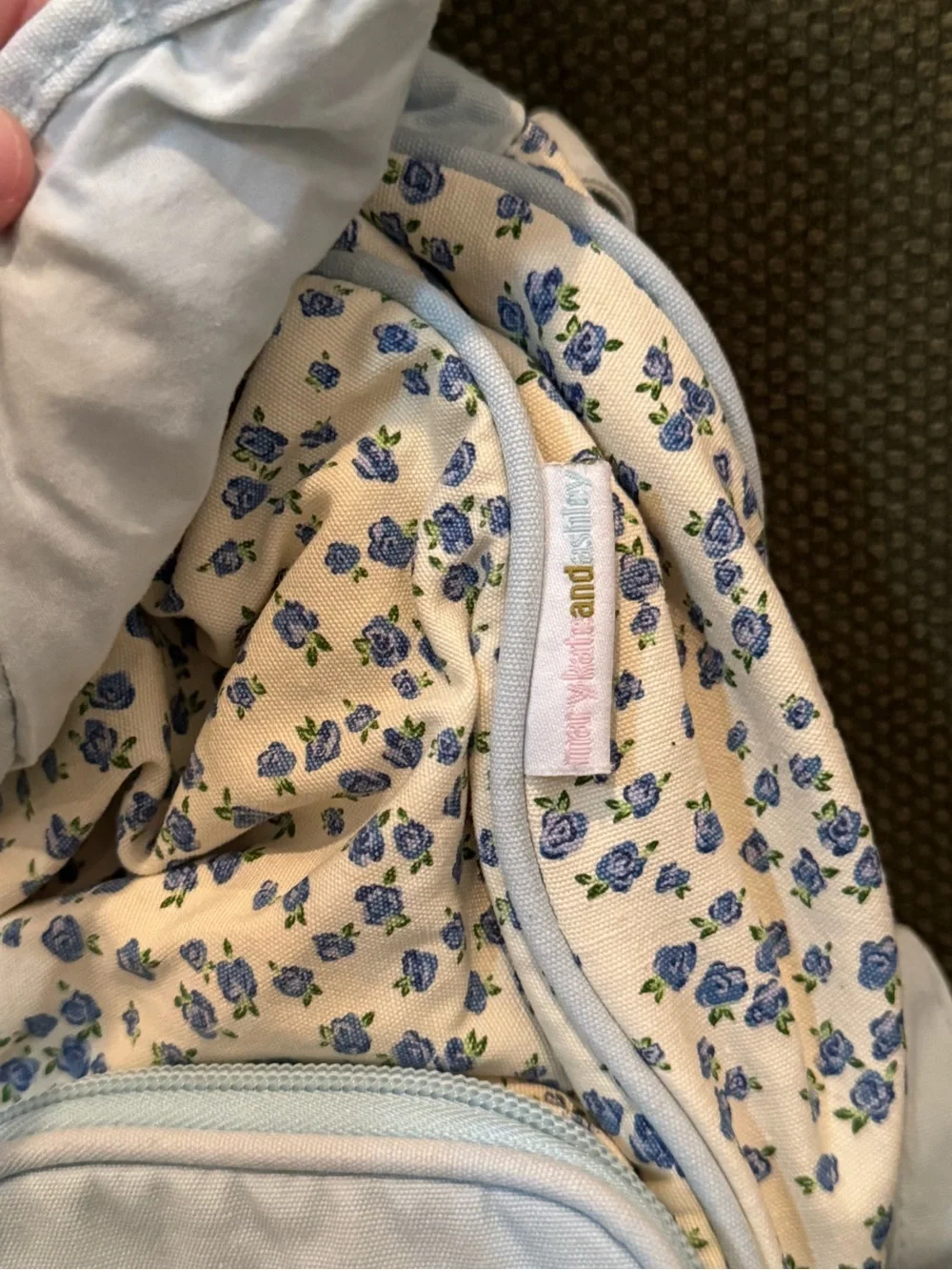 Vintage Y2K Mary-Kate & Ashley Olsen Floral Mini Backpack Purse 2000s